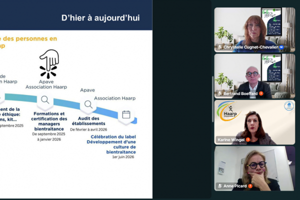 Bientraitance et éthique : l’Association Haarp partage son engagement lors d’un webinaire