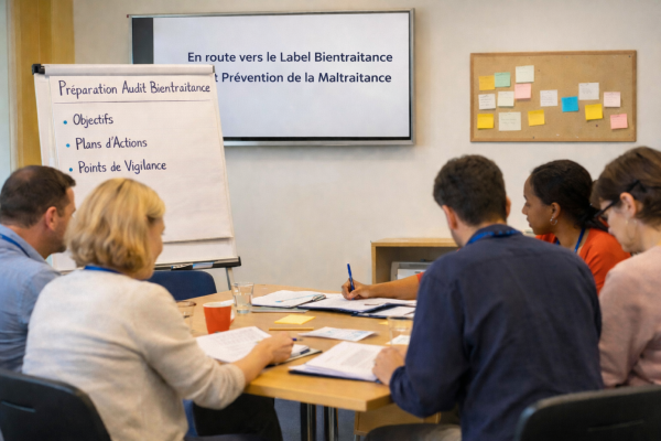Les managers bientraitance de l’Association Haarp mobilisés pour la préparation de l’audit