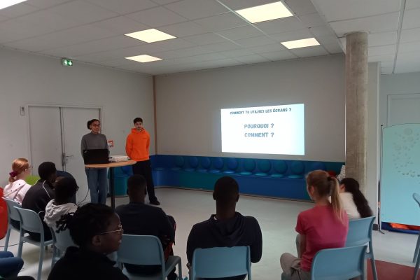 Sensibilisation aux usages numériques à l’IMPro de l’IME La Chamade